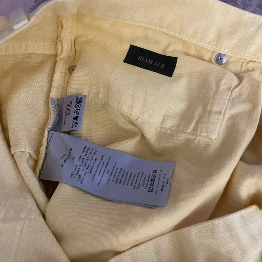 Dior Mens Yellow Jeans Size 32 - Picture 11 of 12